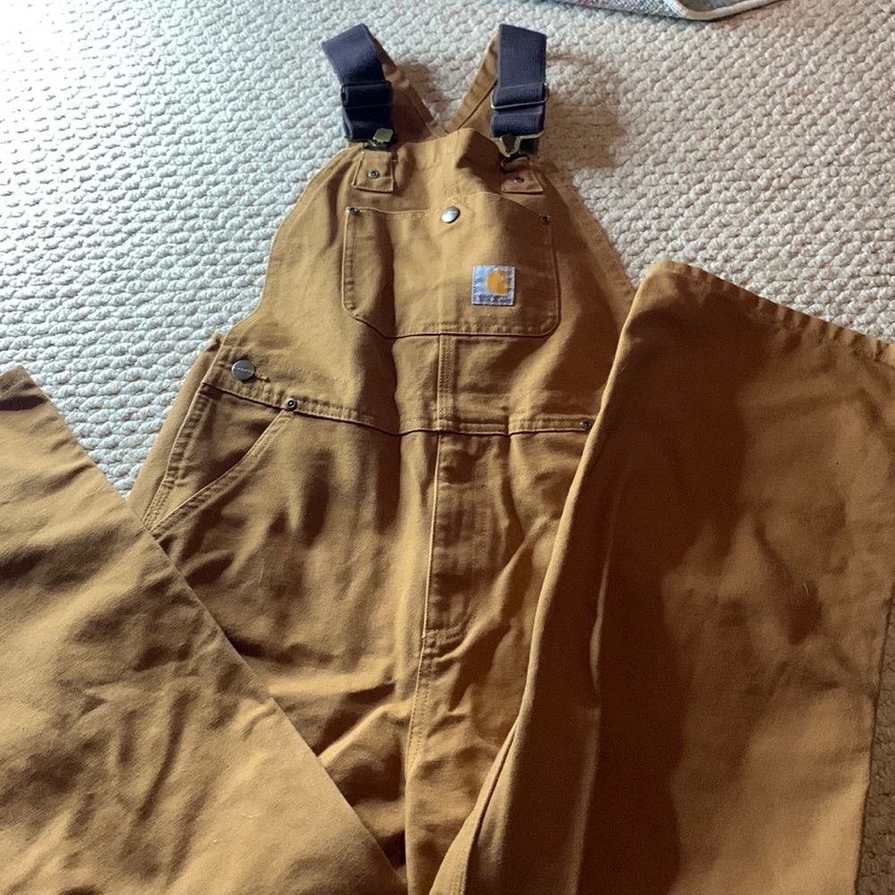Boys Carhartt overalls. Like NEW